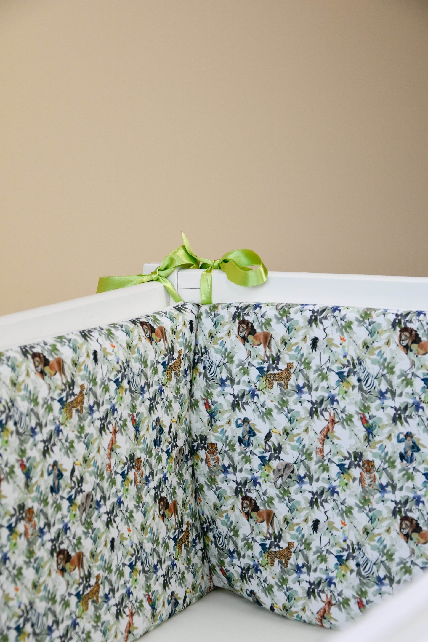 Safari baby crib bumper pad - Minidreams Decor