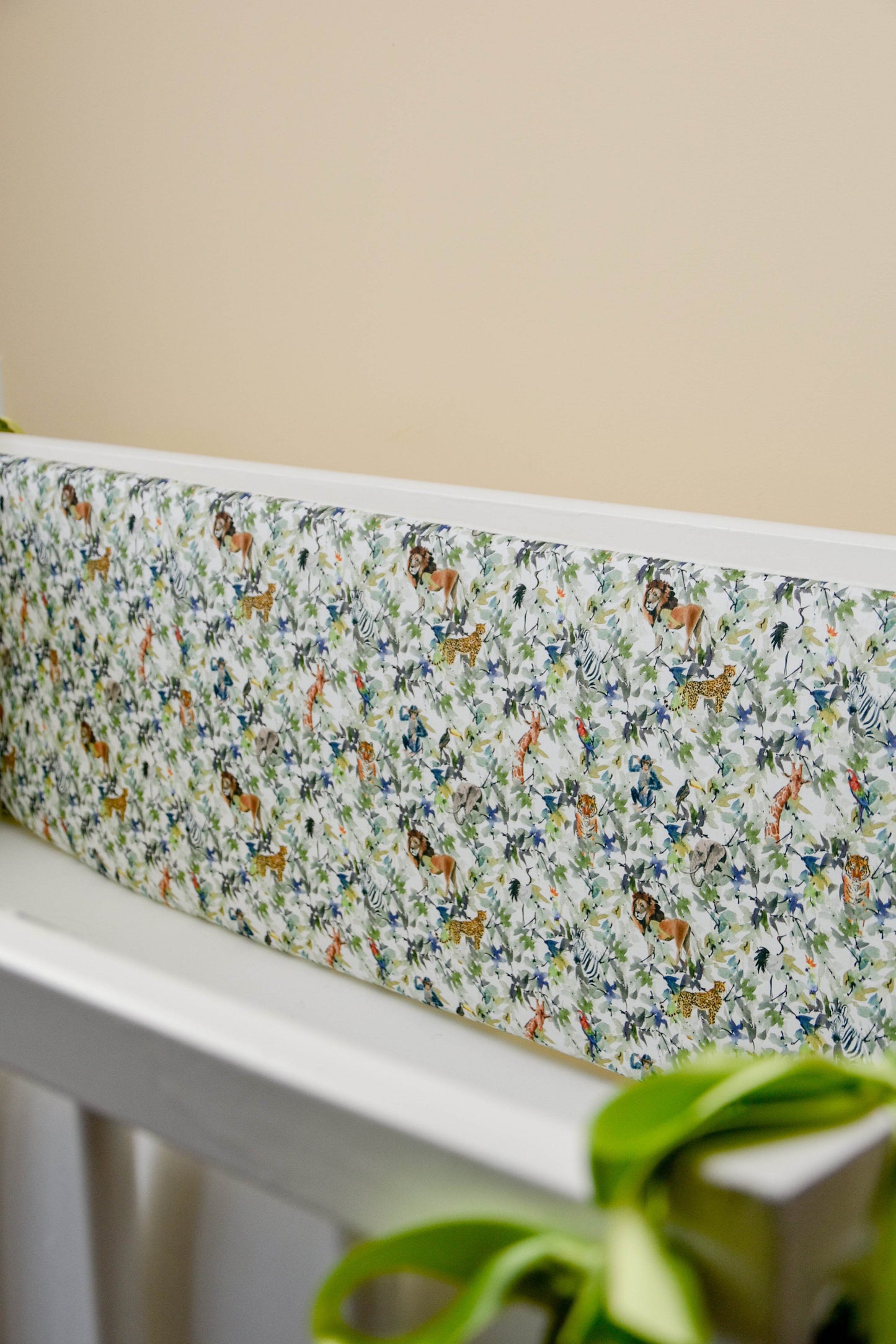 Safari baby crib bumper pad - Minidreams Decor