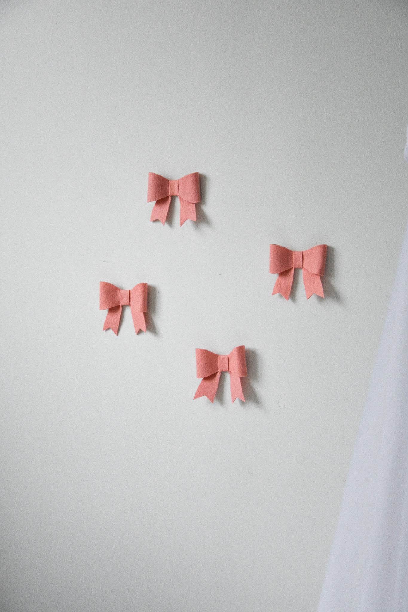 Pink Bows wall decoration set - Minidreams Decor