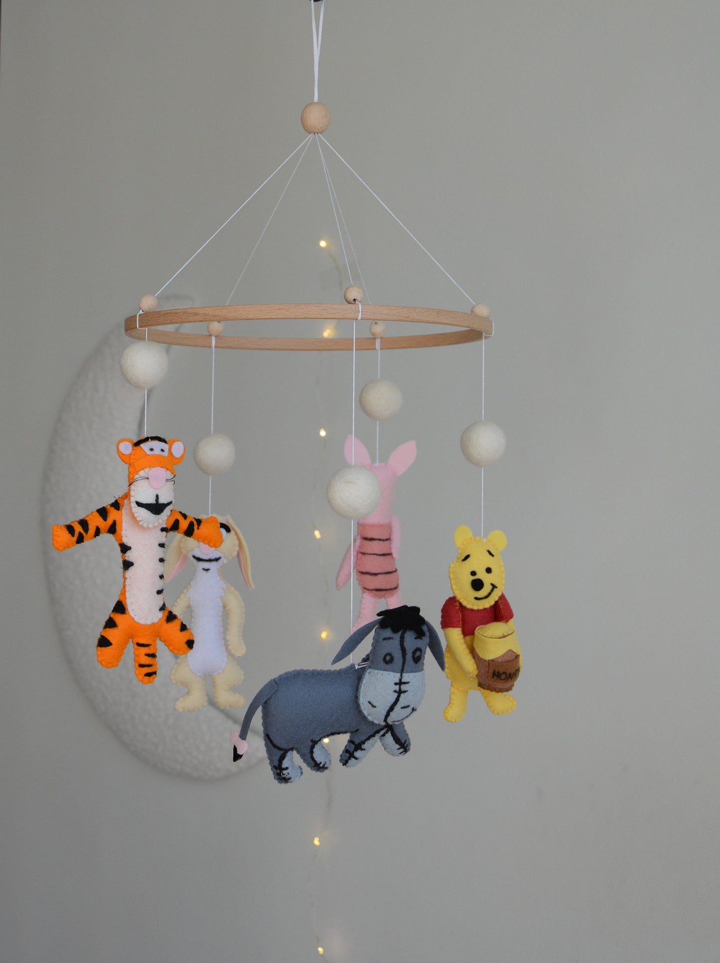 Vintage Winnie and his friends Baby Mobile