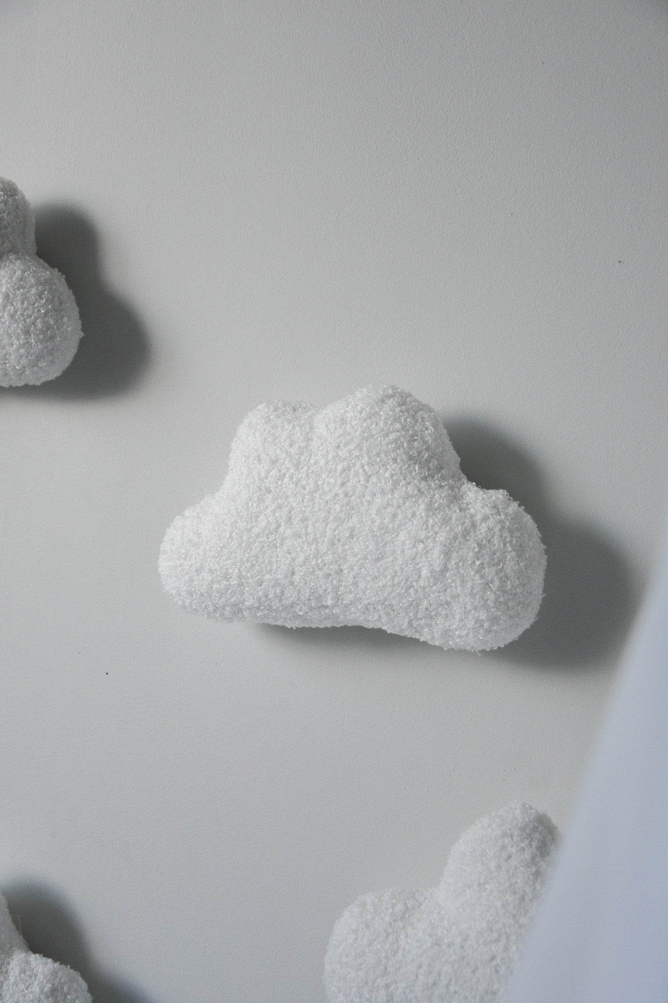 Soft Boucle Clouds wall decoration - Minidreams Decor