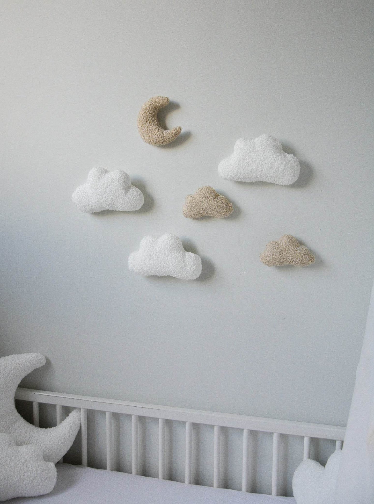 Clouds and moon wall decoration - Minidreams Decor