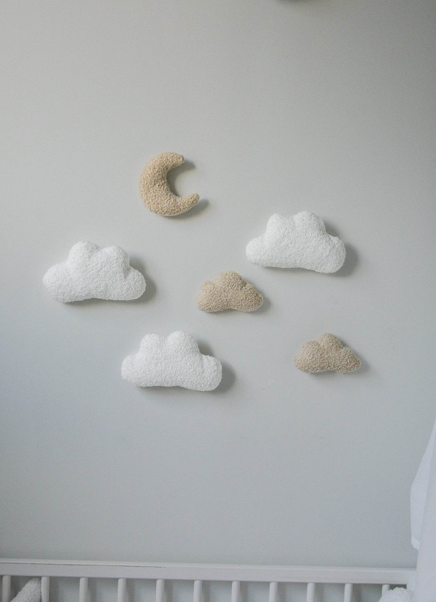 Clouds and moon wall decoration - Minidreams Decor