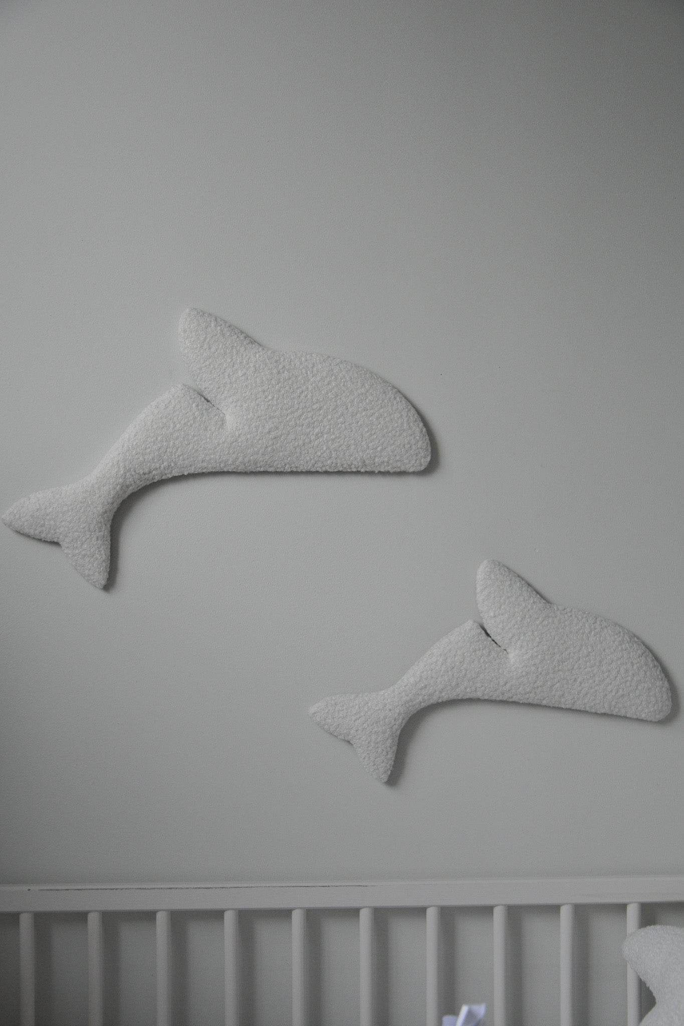 Boucle dolphin wall decor - Minidreams Decor