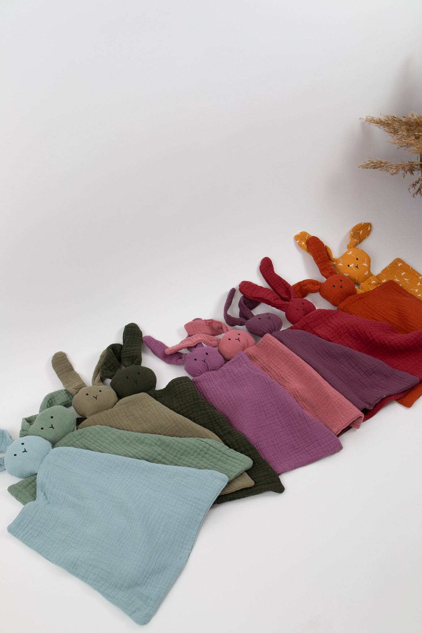 Muslin bunny cuddle blanket - Minidreams Decor