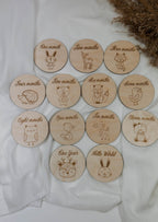 Forest themed Milestone Cards - Minidreams Decor