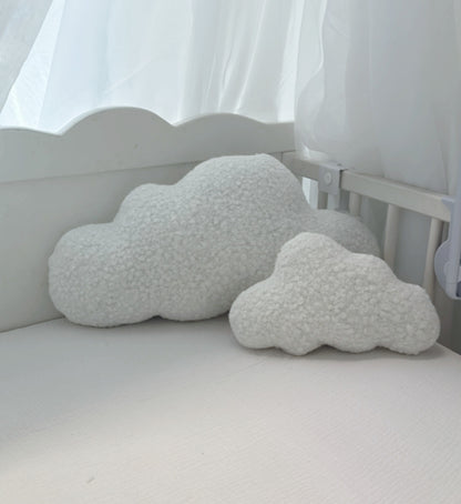 Boucle cloud pillow