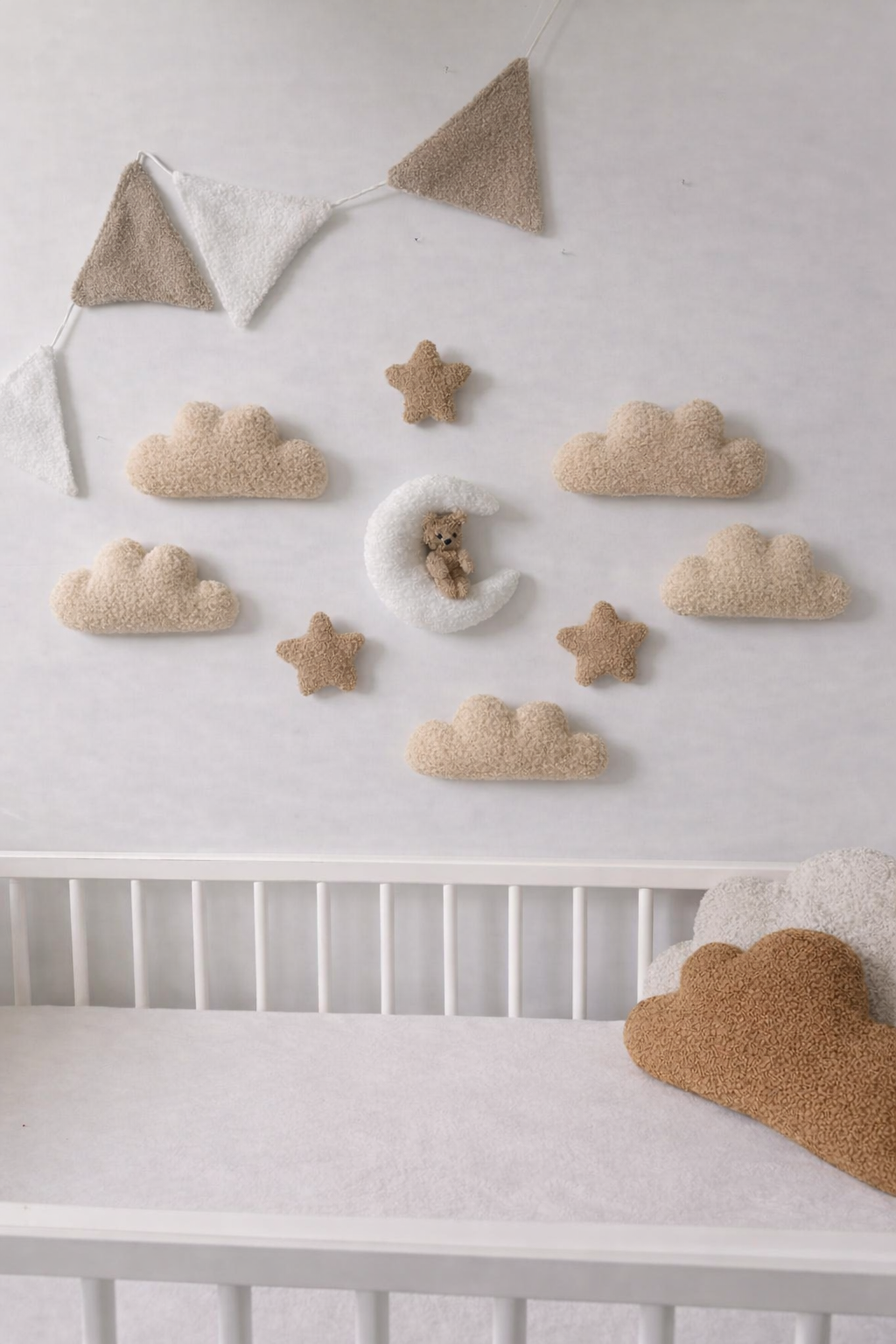 Teddy Bear Wall Decor for Adorable Nursery or Playroom Decoration