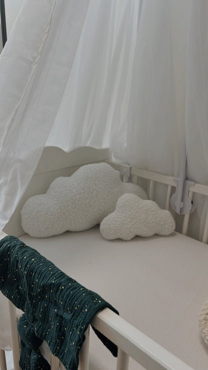 Boucle cloud pillow