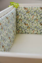 Safari baby crib bumper pad - Minidreams Decor