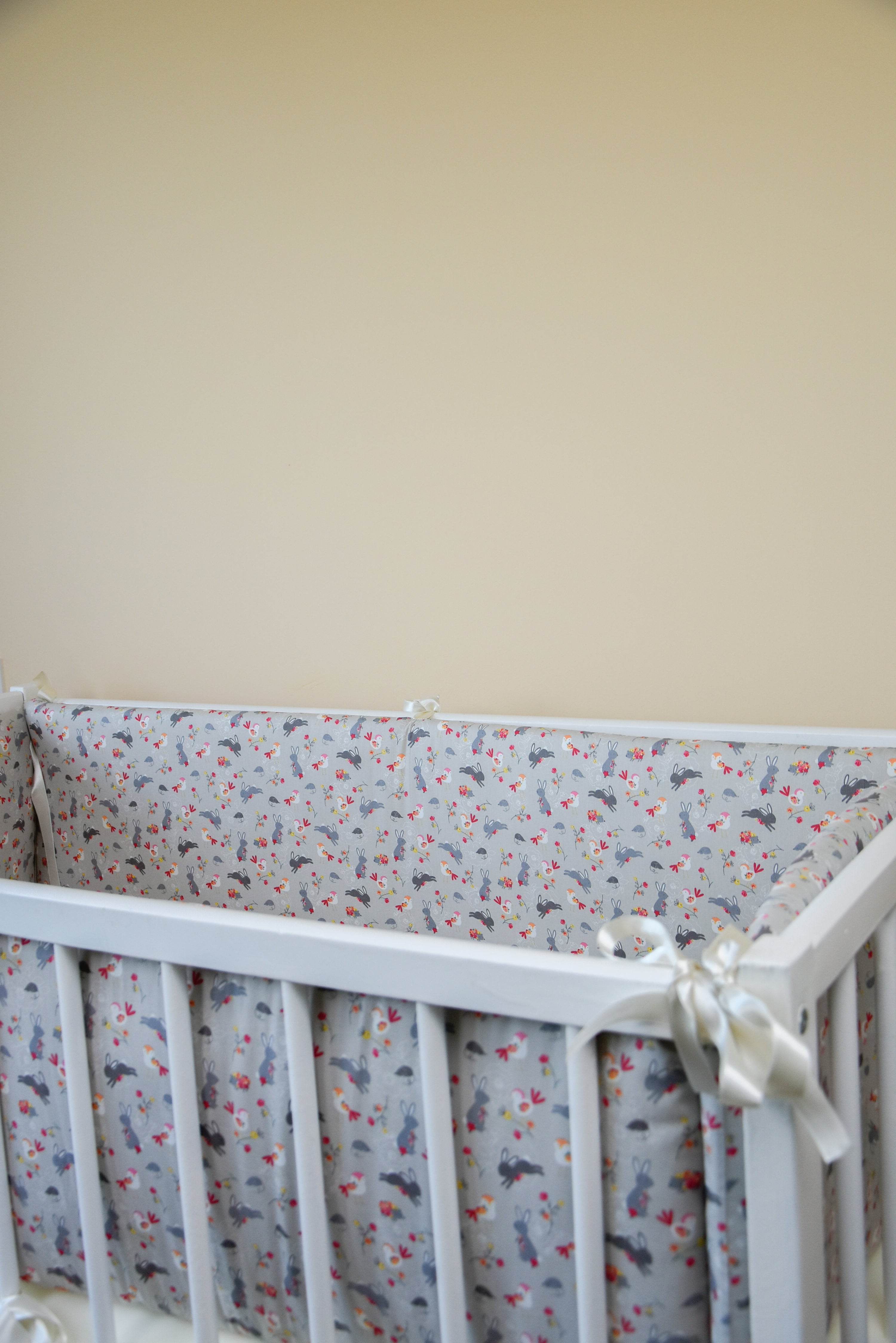 Woodland crib cotton bumper pad - Minidreams Decor