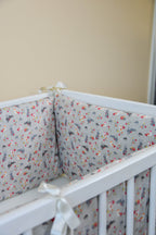 Woodland crib cotton bumper pad - Minidreams Decor