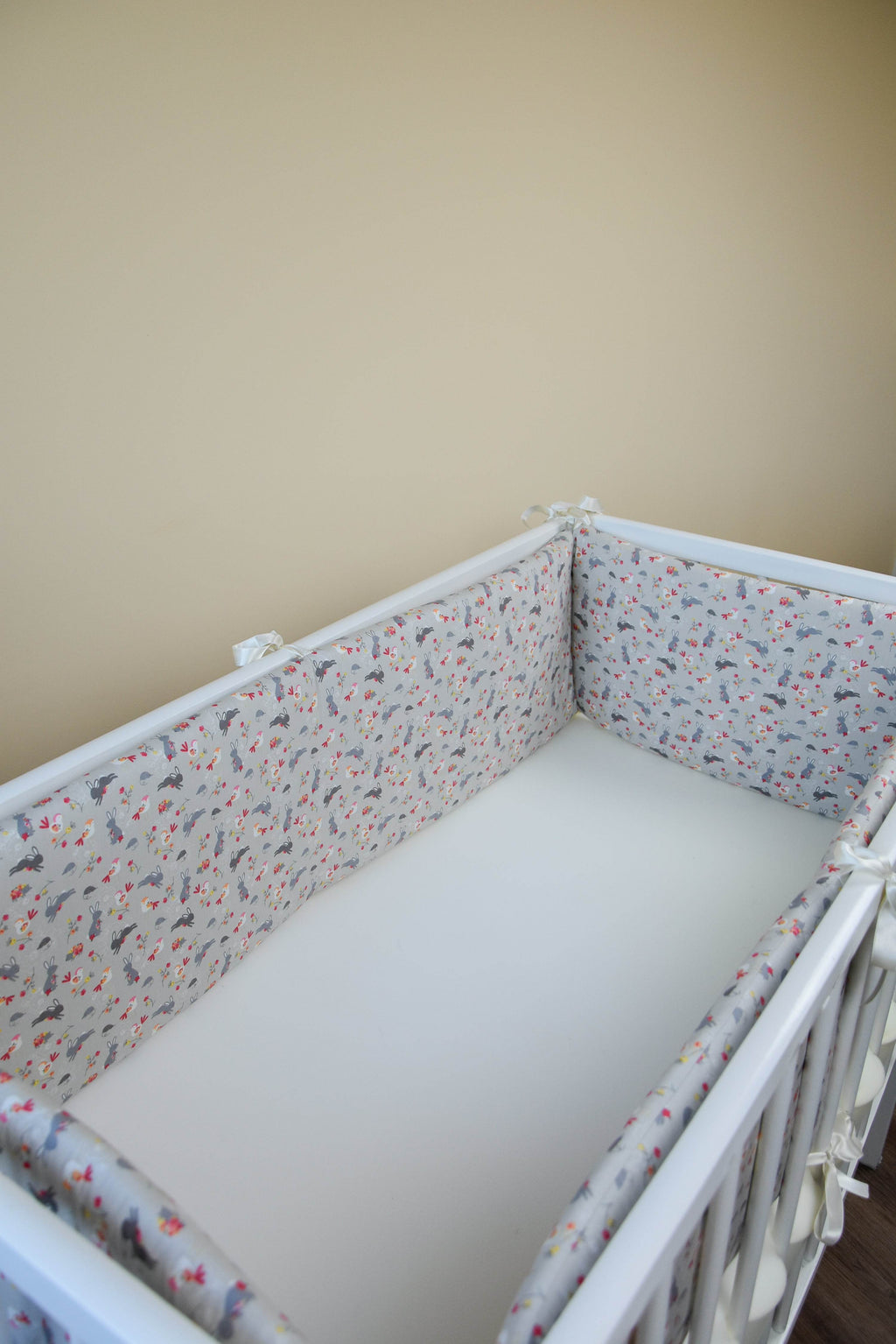 Woodland crib cotton bumper pad - Minidreams Decor