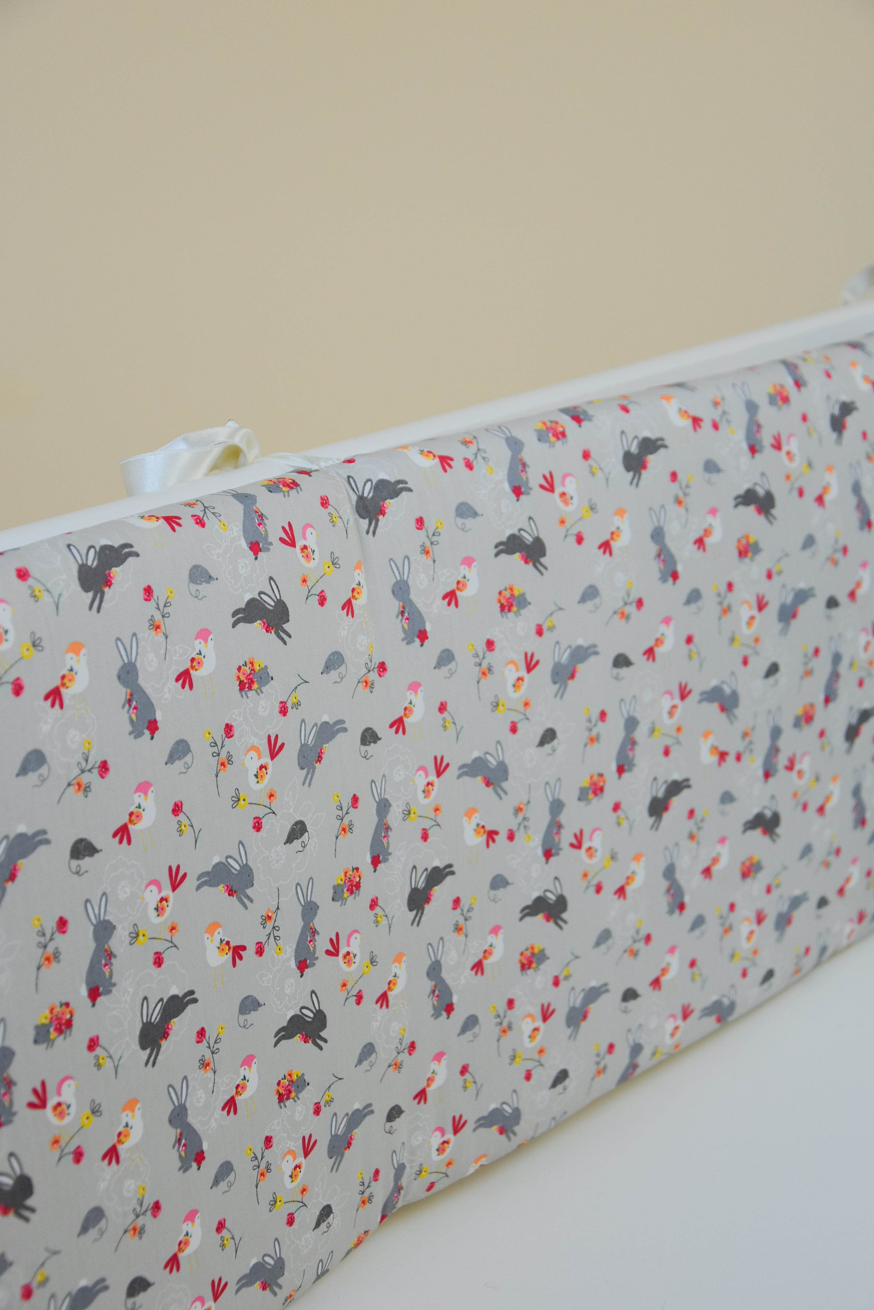 Woodland crib cotton bumper pad - Minidreams Decor