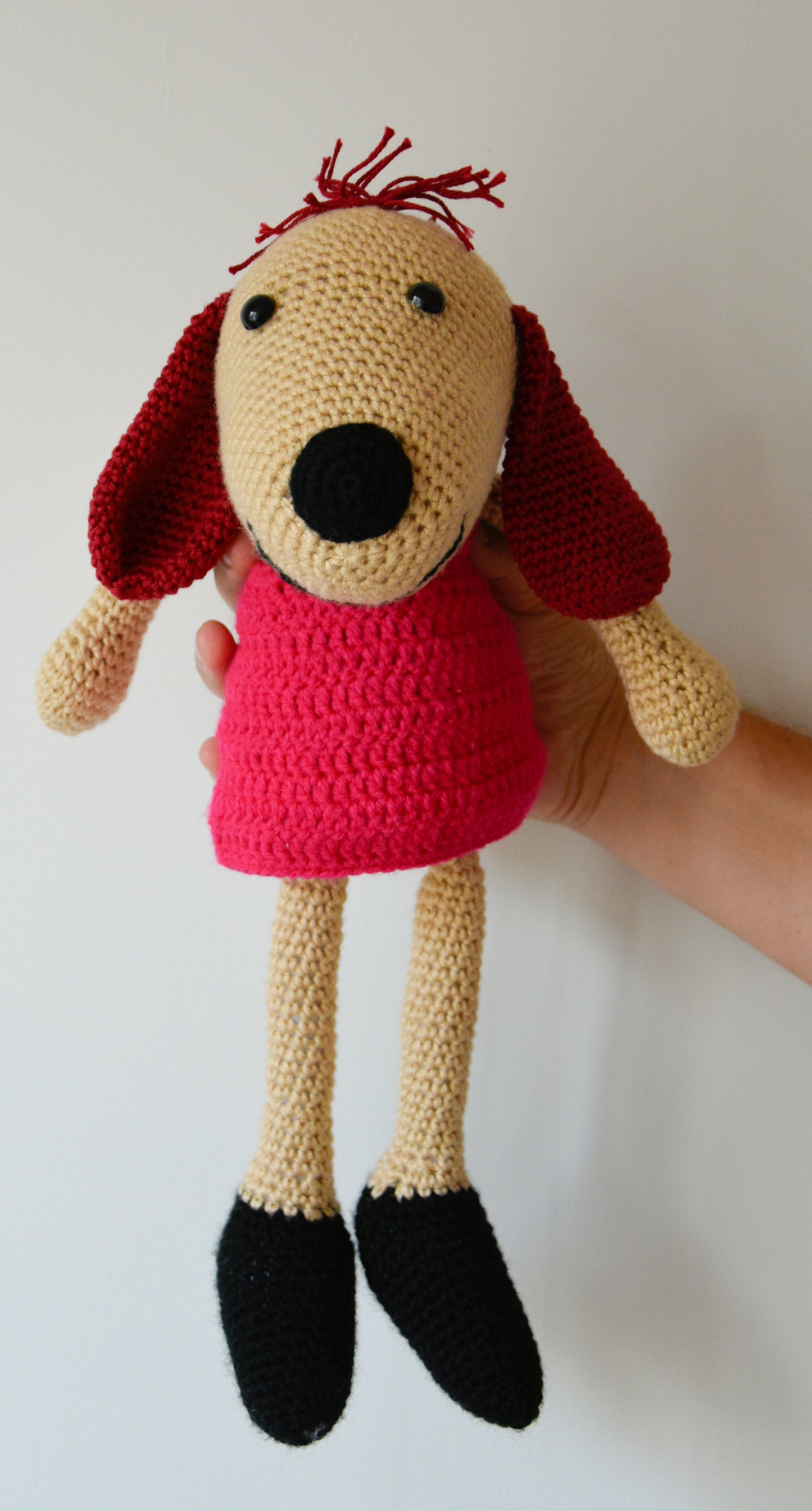 Crochet dog Lotte