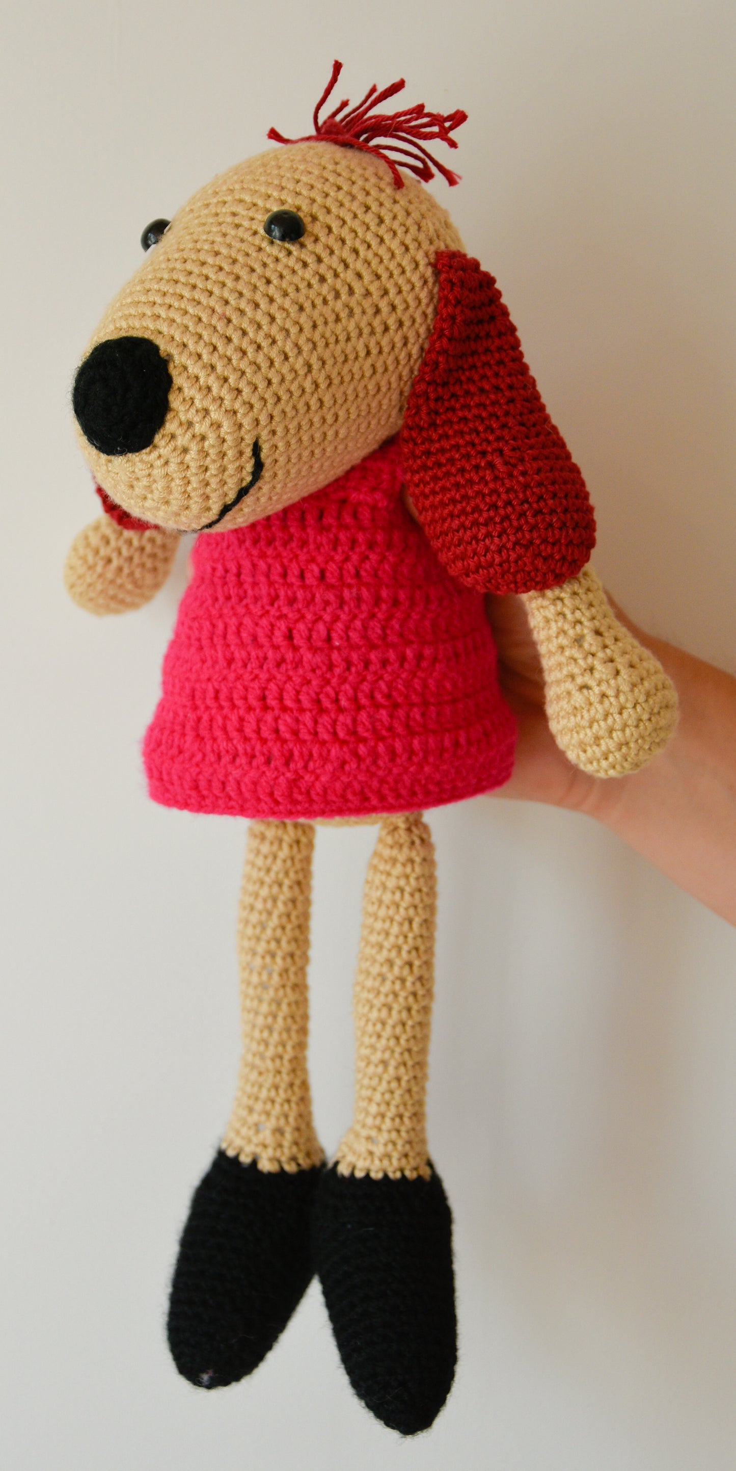 Crochet dog Lotte