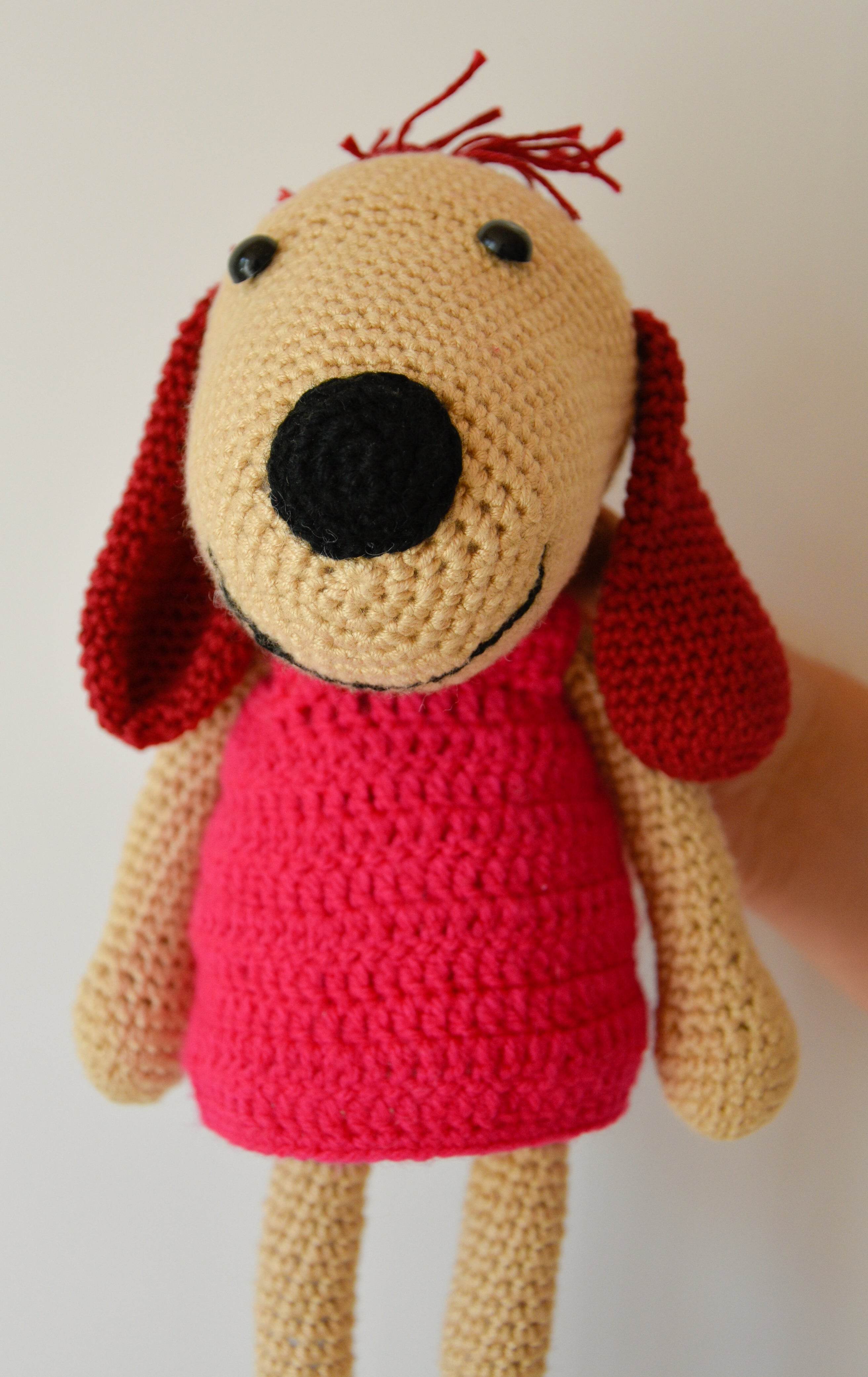 Crochet dog Lotte - Minidreams Decor