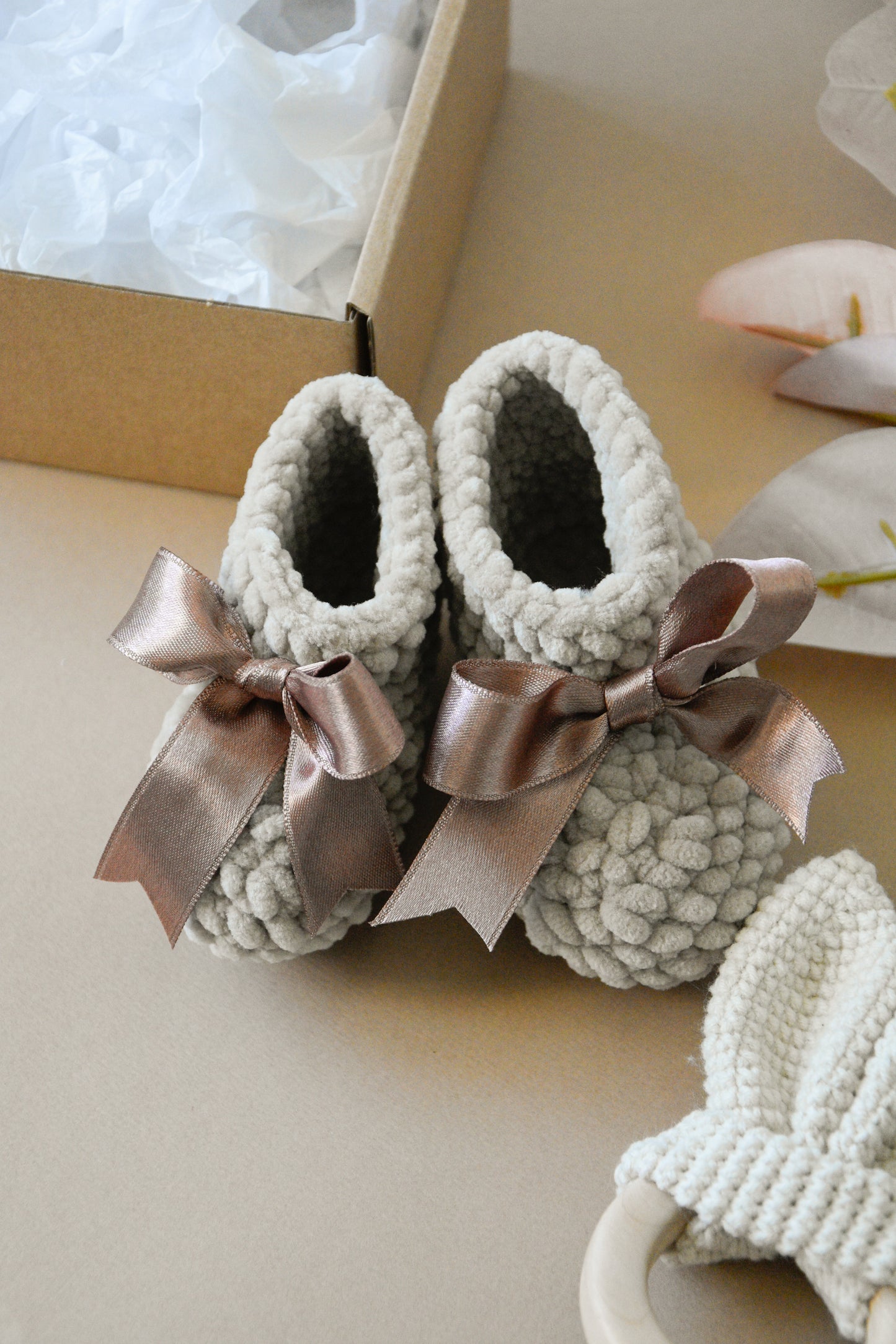 Baby Gift Box With Boots & Teether