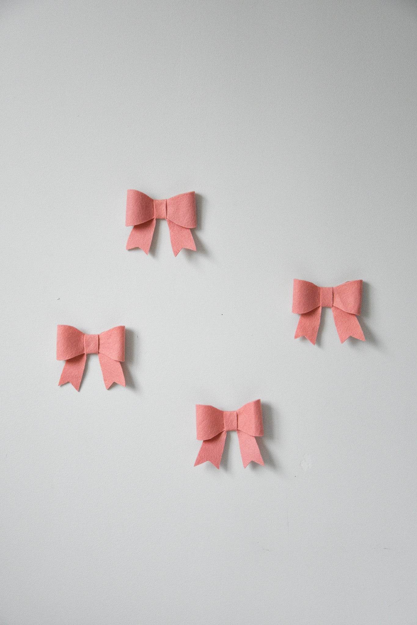 Pink Bows wall decoration set - Minidreams Decor