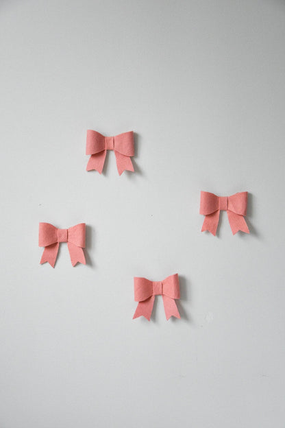 Pink Bows wall decoration set - Minidreams Decor