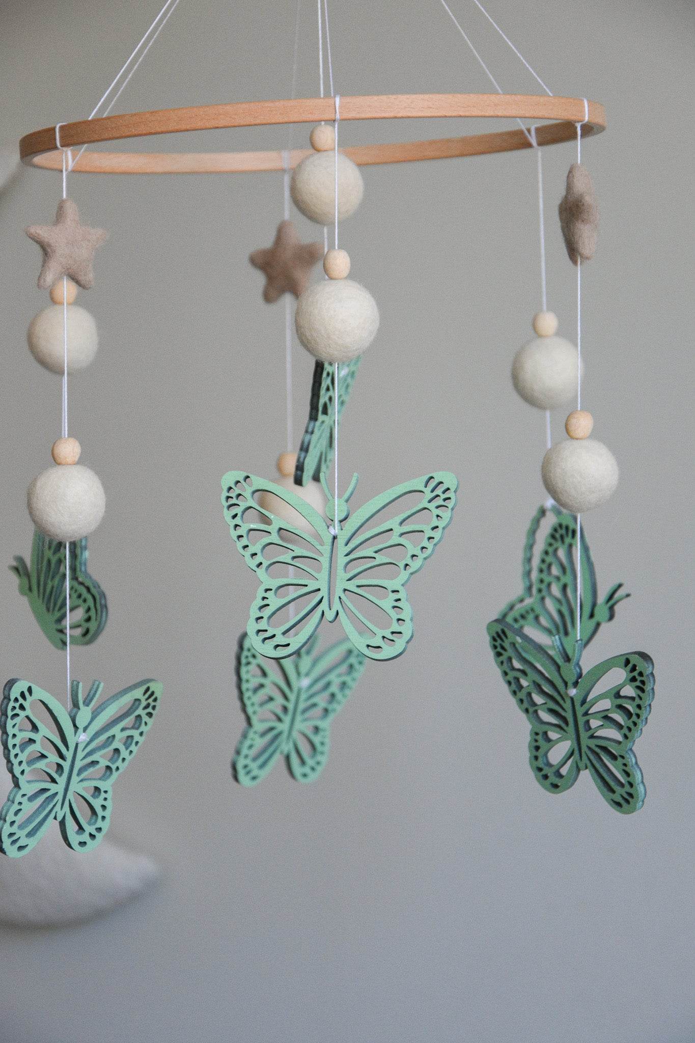 Butterfly nursery baby mobile - Minidreams Decor