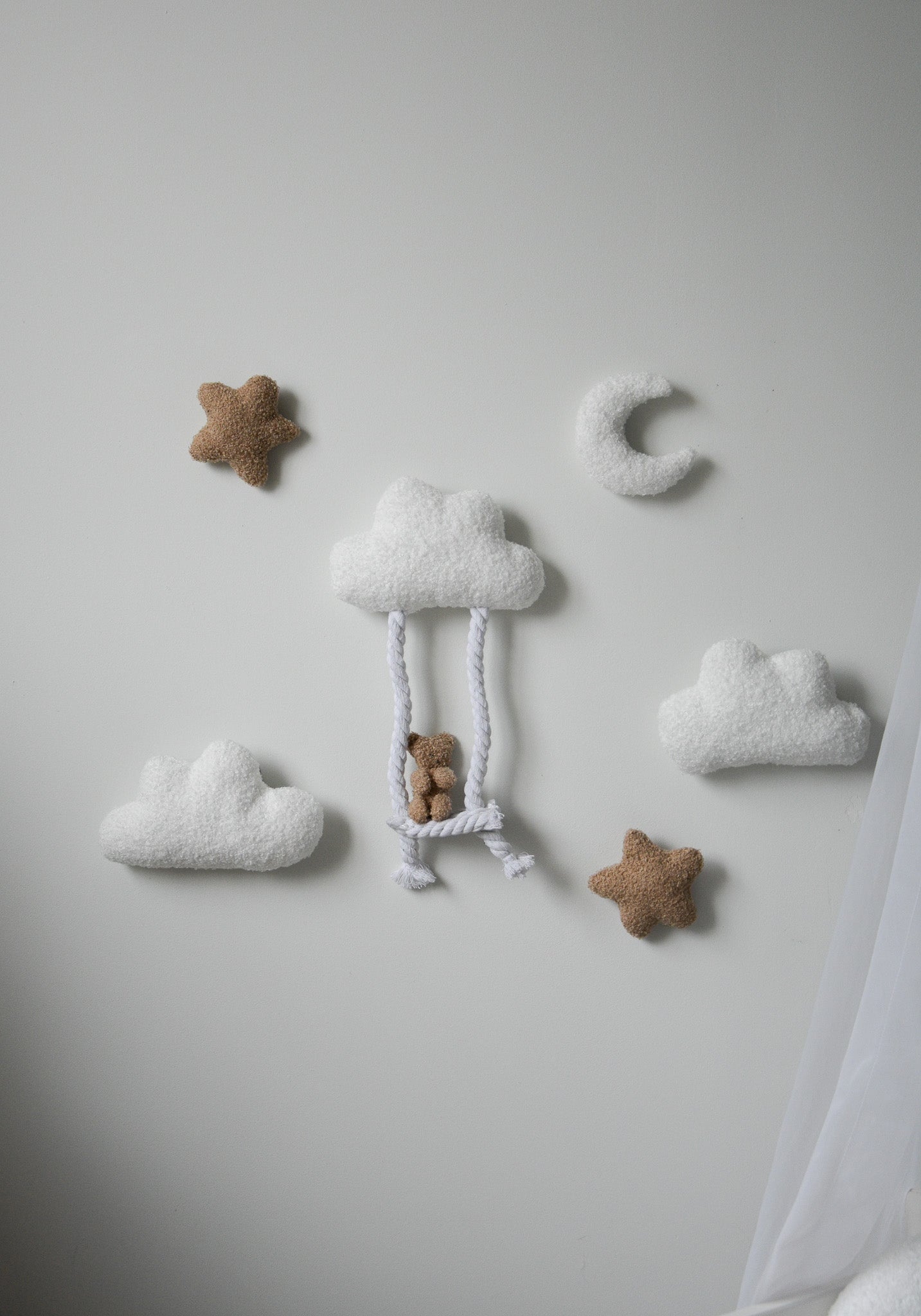Teddy bear wall decoration set