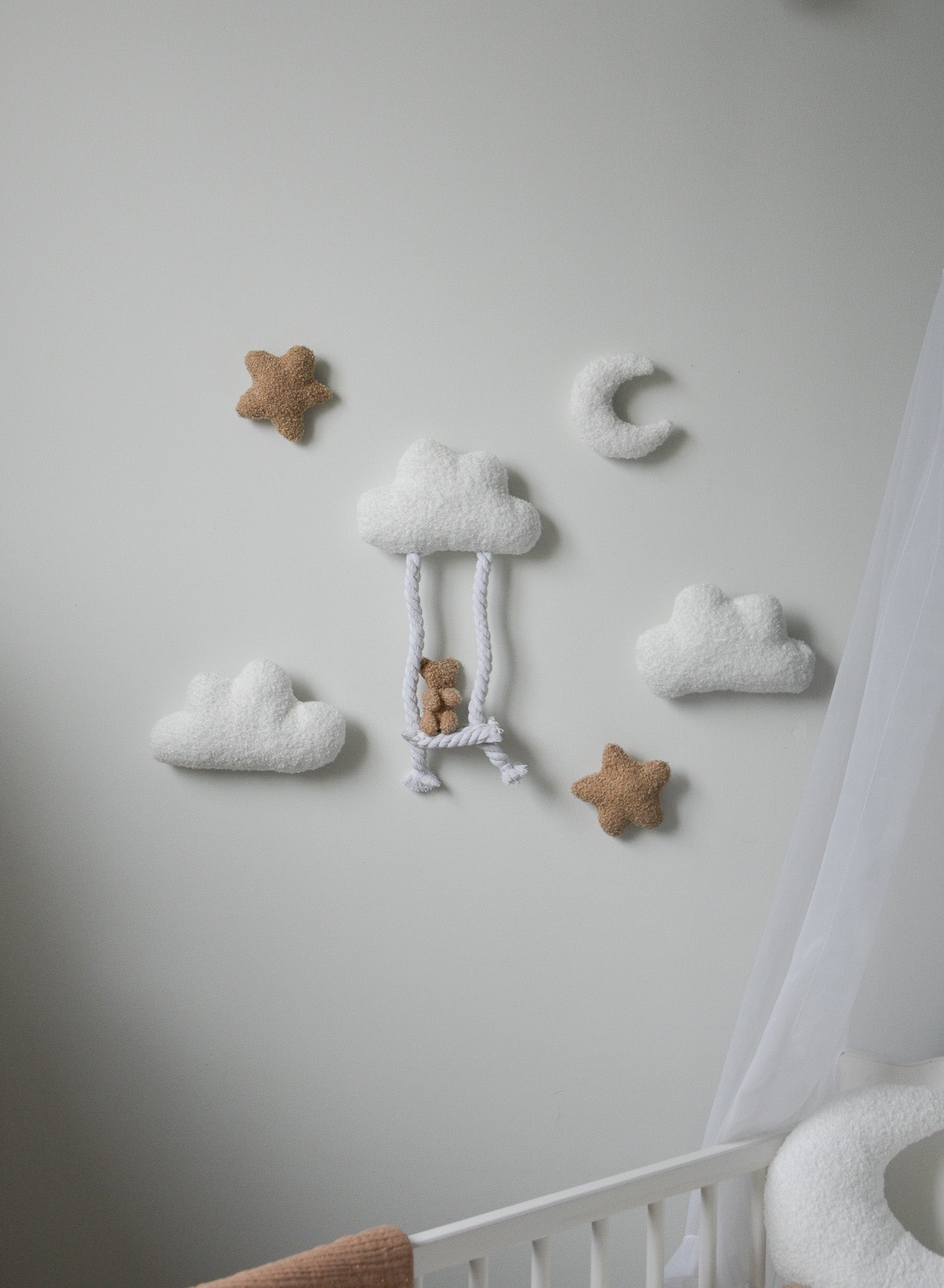 Teddy bear wall decoration set