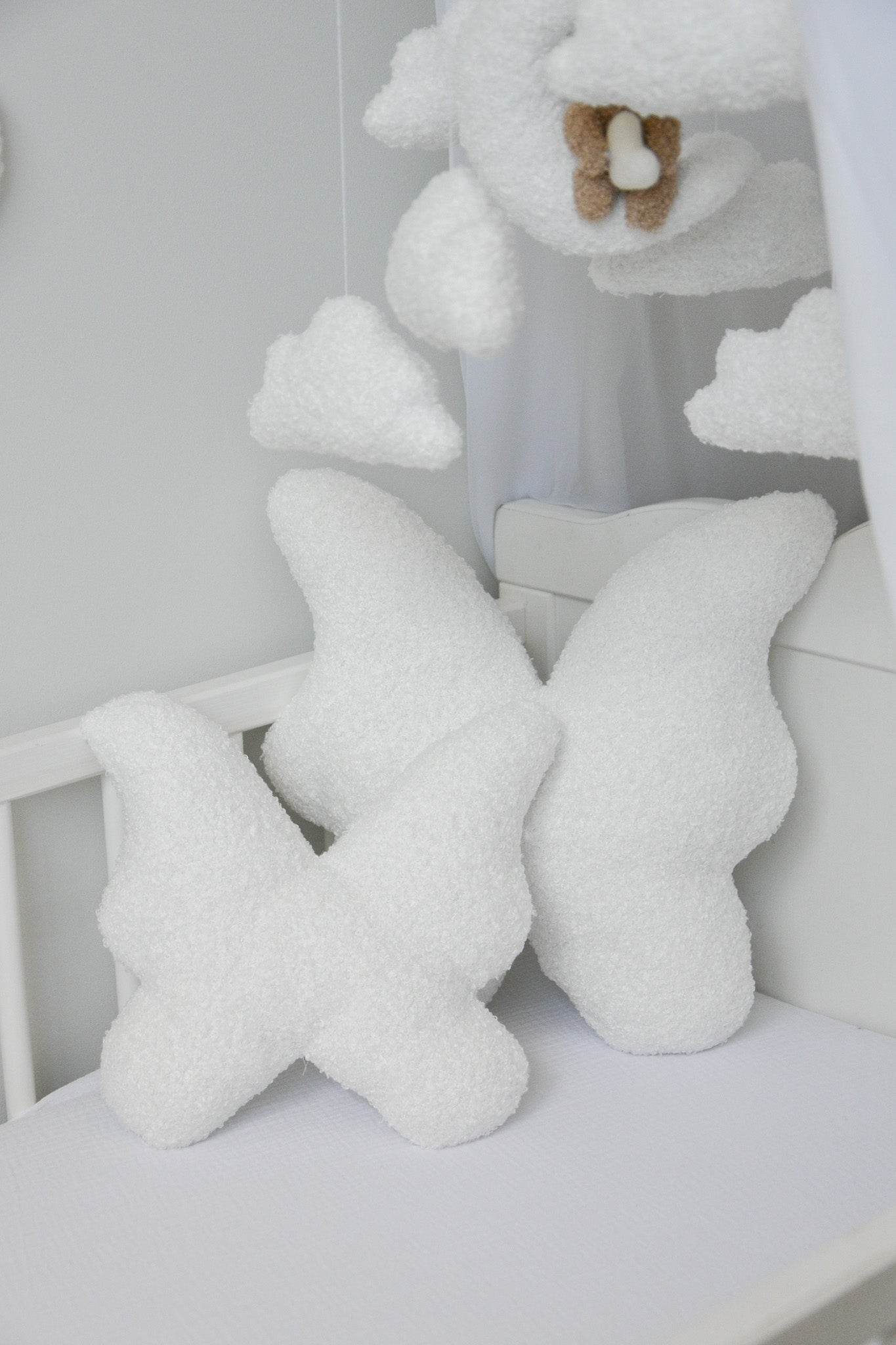 Boucle butterfly pillow - Minidreams Decor