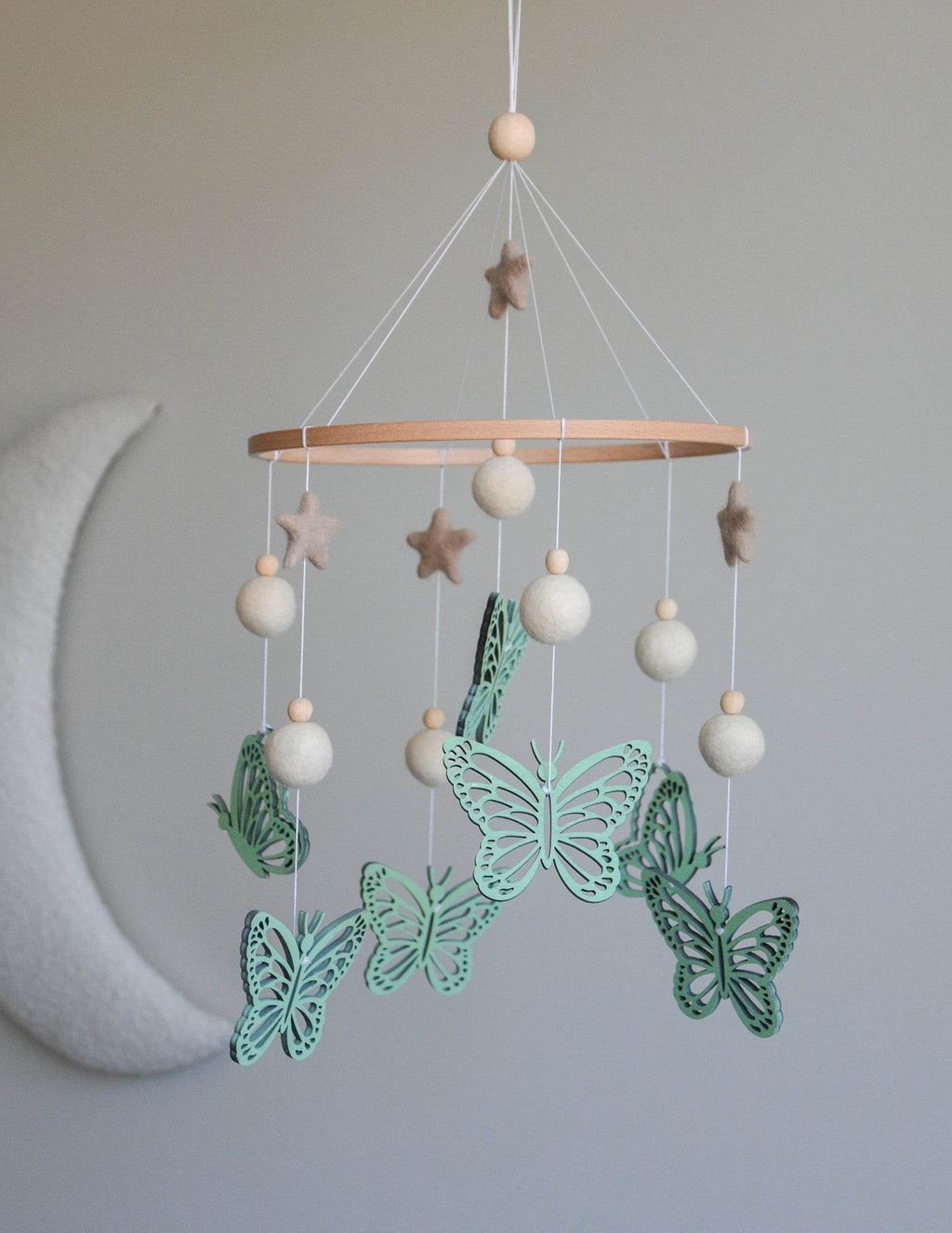Butterfly nursery baby mobile - Minidreams Decor