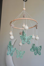 Butterfly nursery baby mobile - Minidreams Decor