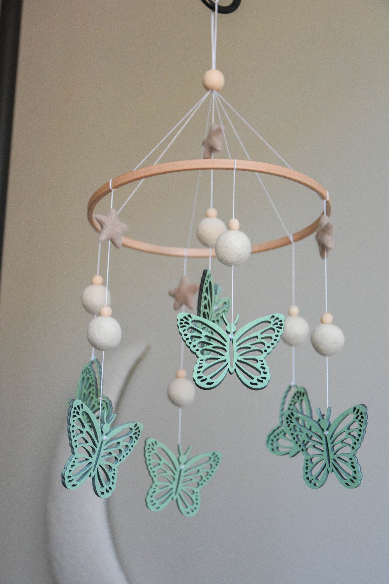 Butterfly nursery baby mobile - Minidreams Decor