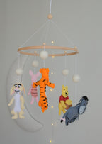 Vintage Winnie and his friends Baby Mobile