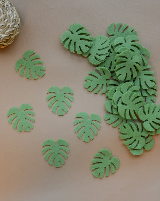 Tropical leaves - Pack of 10 leaves - Monstera Leaf - Laser Cut