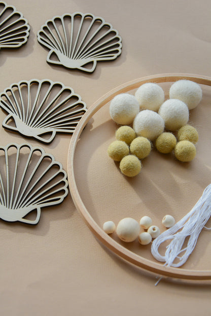 DIY Make your own seashell baby mobile