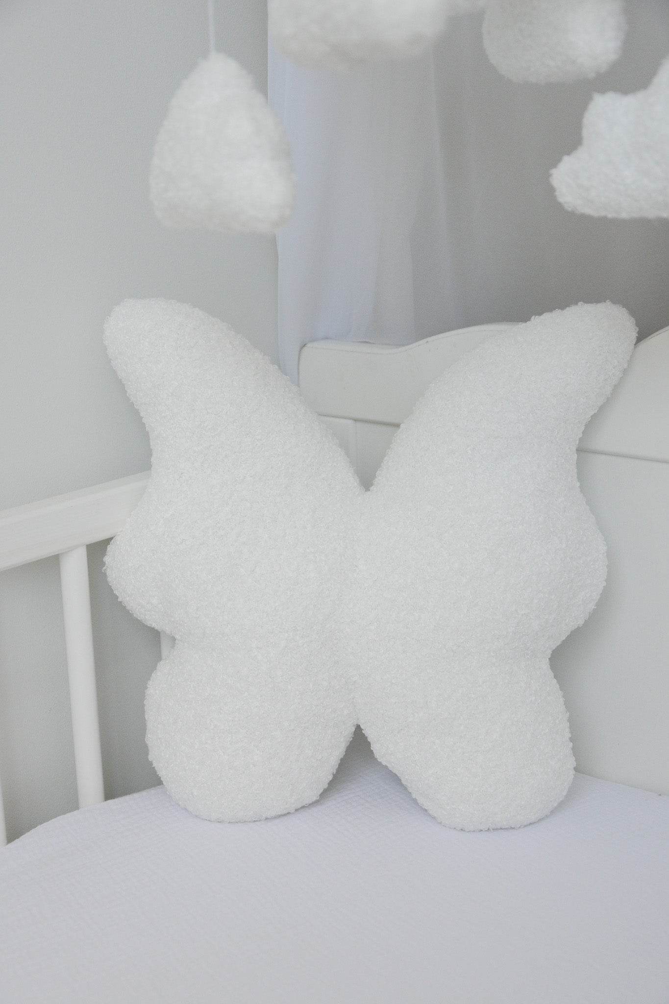 Boucle butterfly pillow - Minidreams Decor