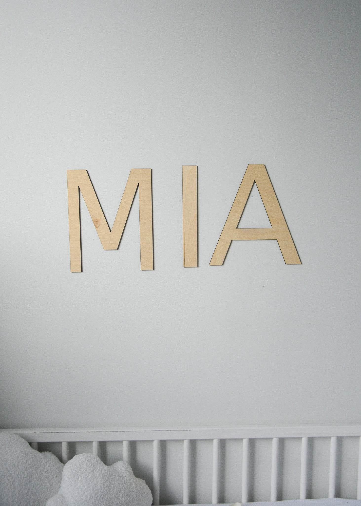 Custom Letters/Name Sign for Nursery - Minidreams Decor