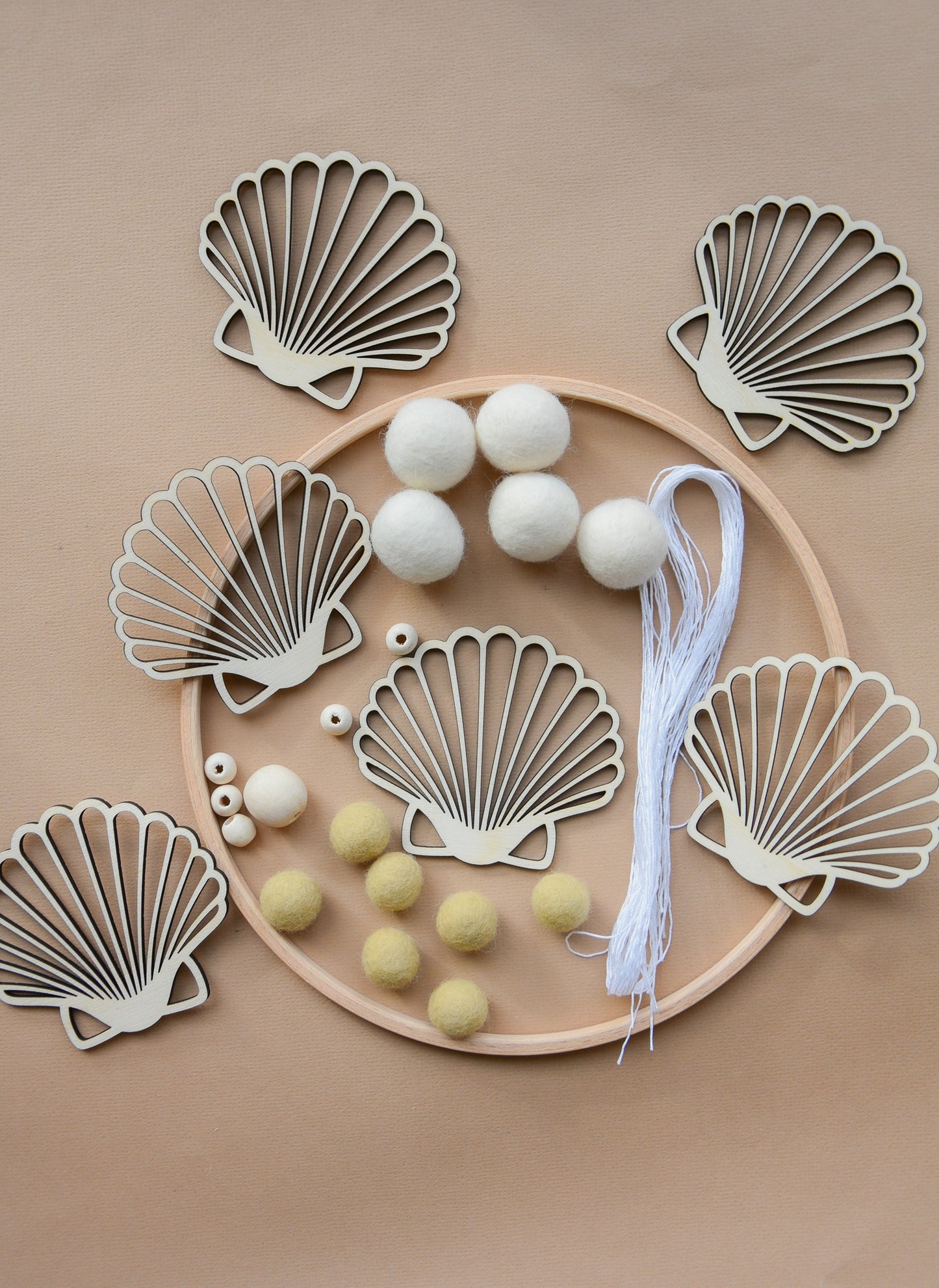 DIY Make your own seashell baby mobile