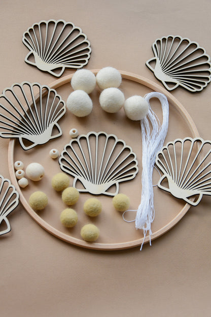 DIY Make your own seashell baby mobile