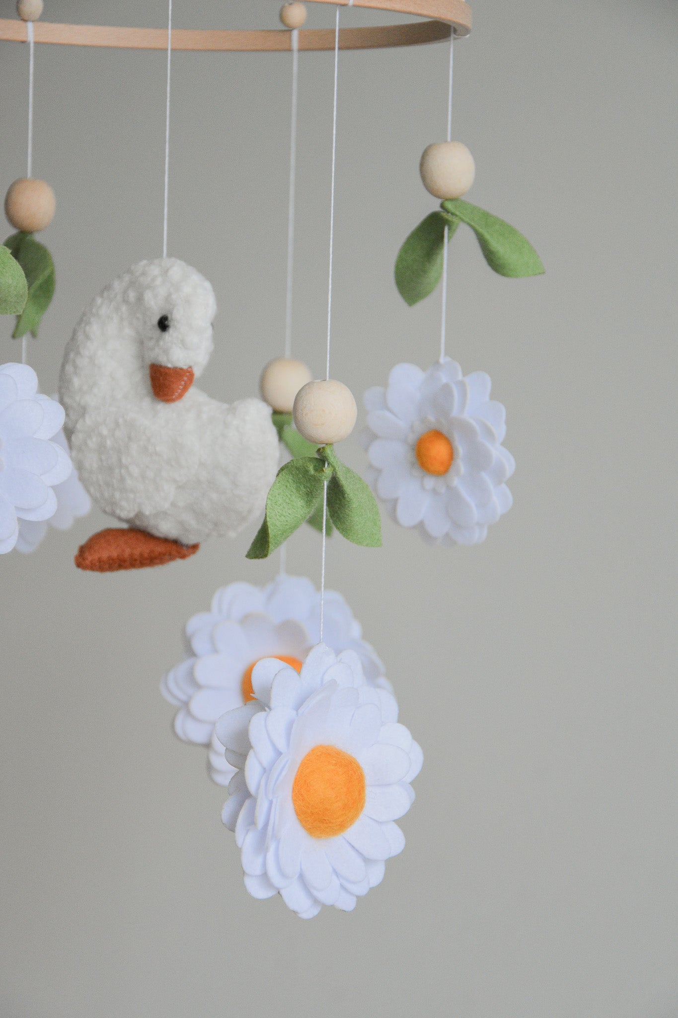 Goose nursery baby mobile