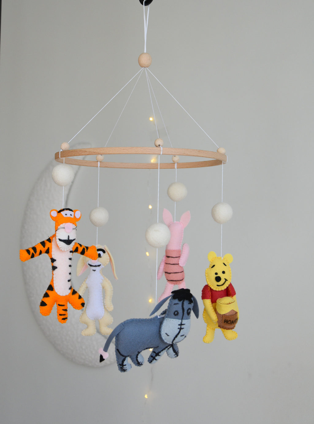 Vintage Winnie and his friends Baby Mobile