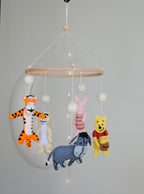 Vintage Winnie and his friends Baby Mobile