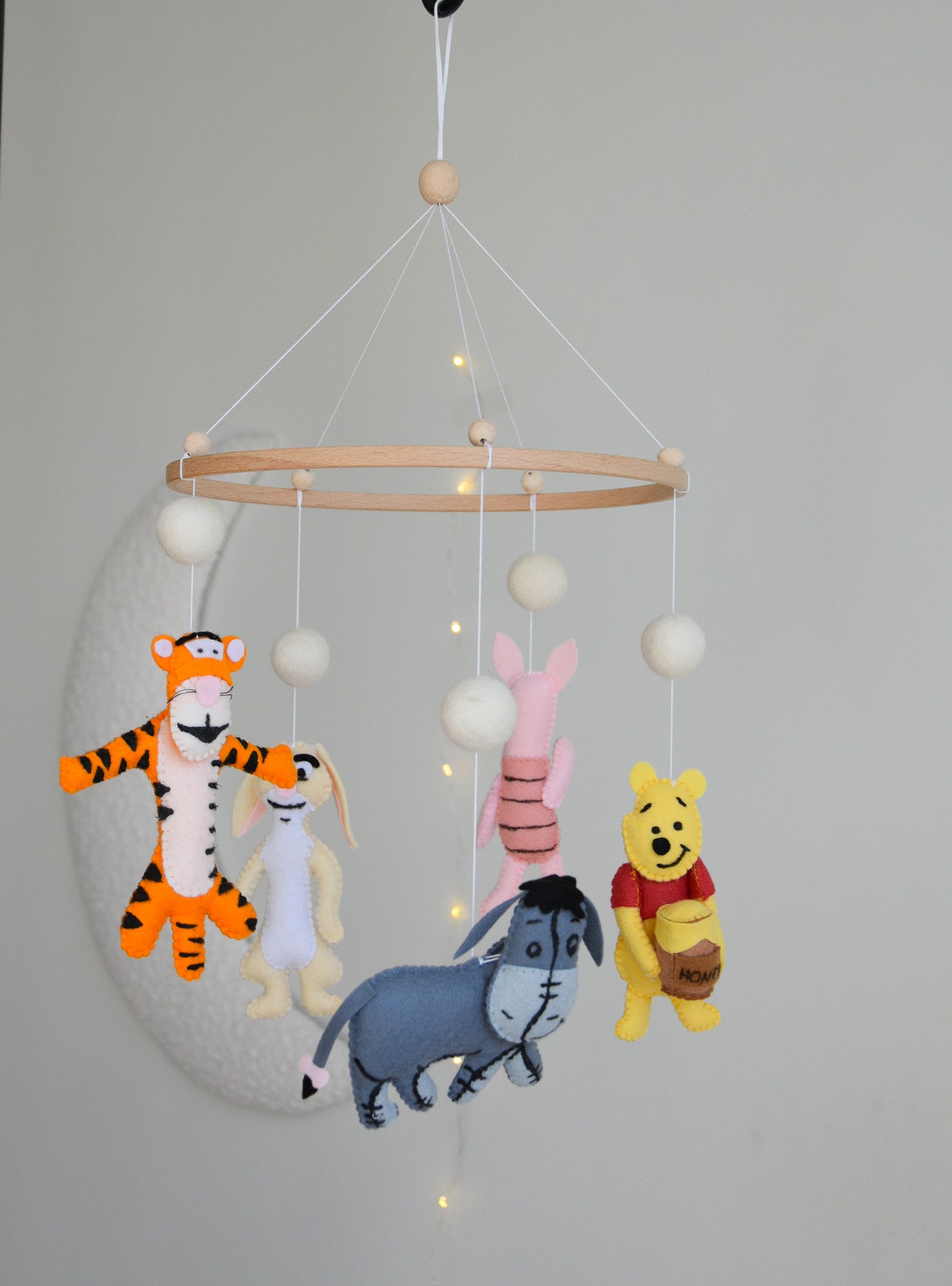 Vintage Winnie and his friends Baby Mobile