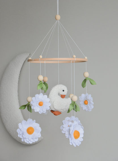 Goose nursery baby mobile