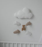 Teddy Bear wall clouds decoration - Minidreams Decor
