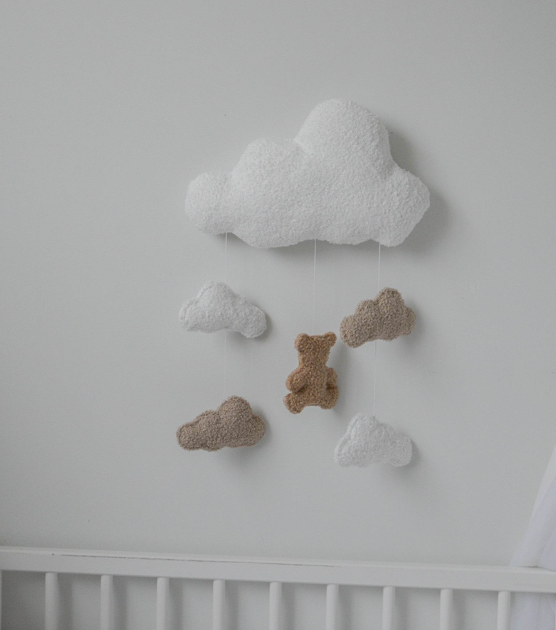 Teddy Bear wall clouds decoration - Minidreams Decor