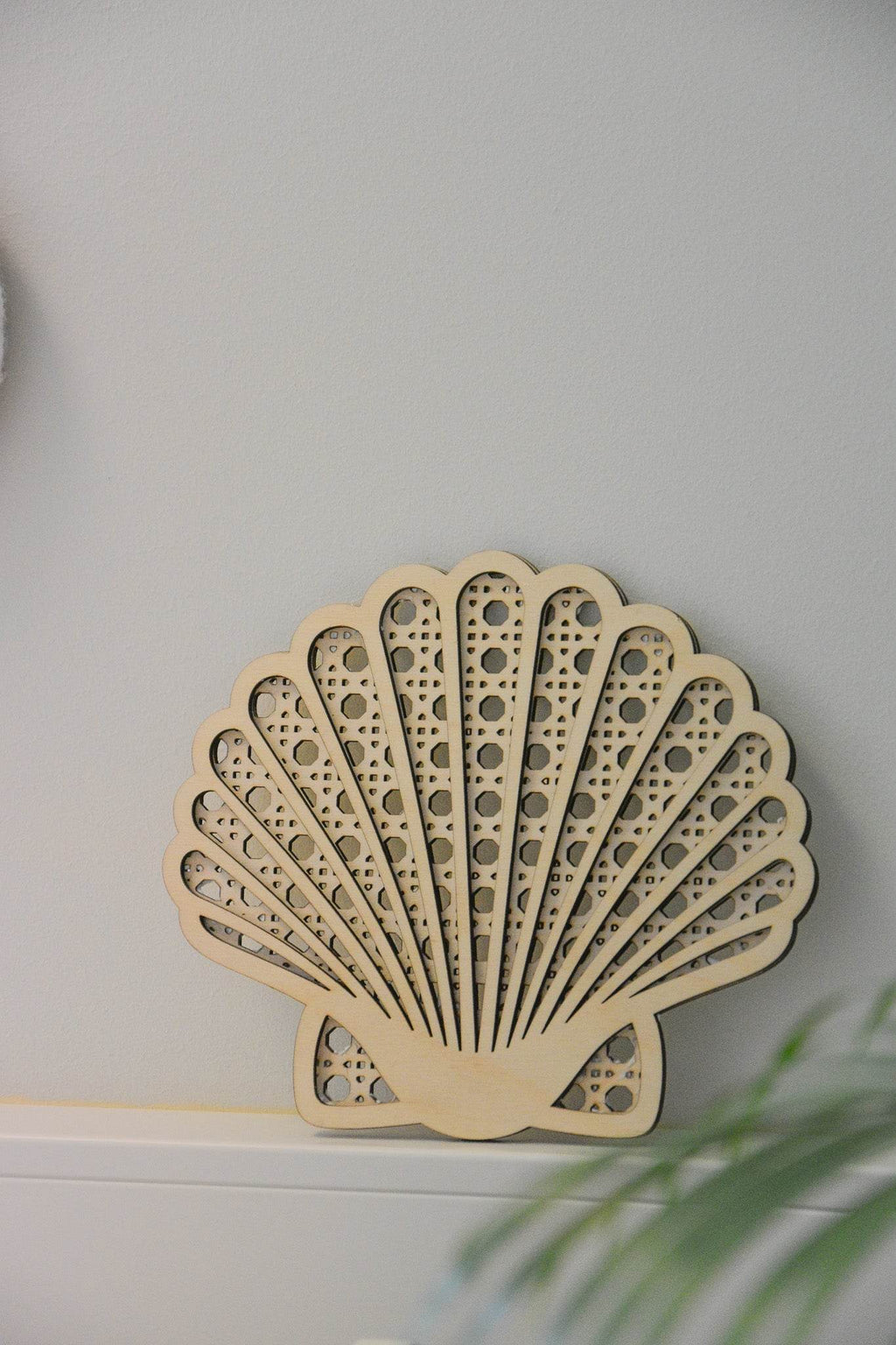 Decorative Rattan Shell Rattan Seashell wall decor - Minidreams Decor