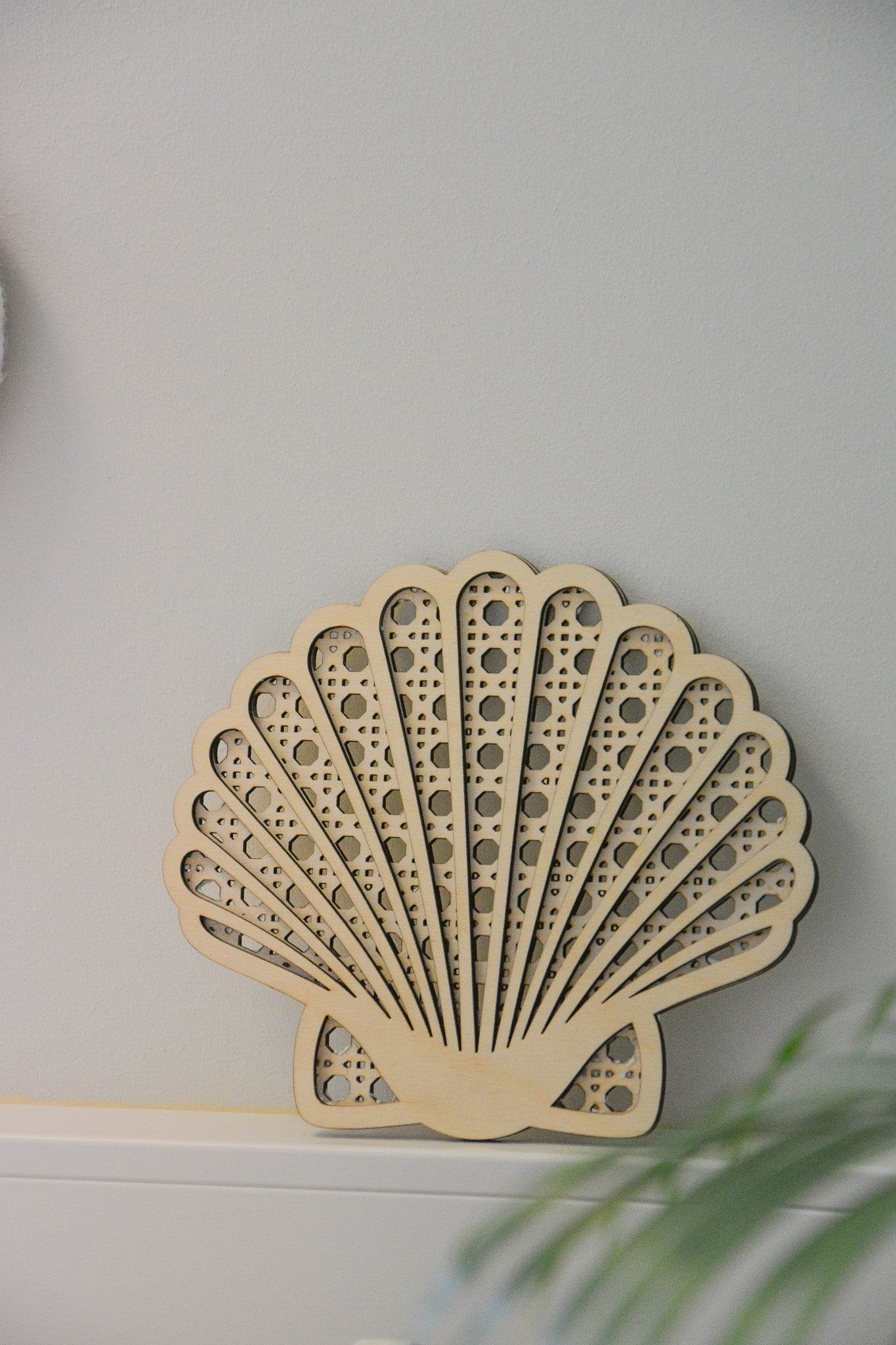 Rattan Seashell wall decor - Minidreams Decor