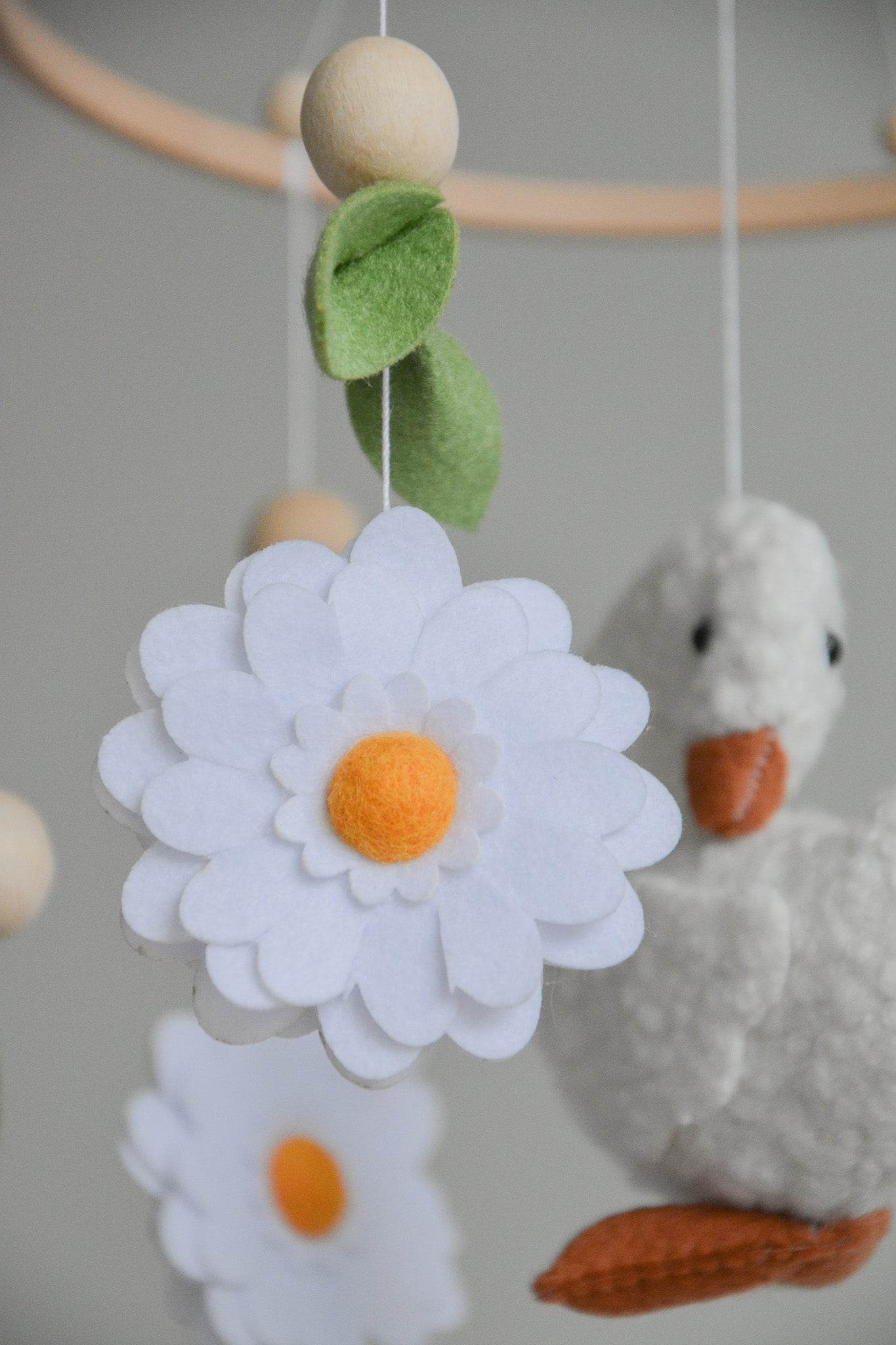 Goose nursery baby mobile - Minidreams Decor