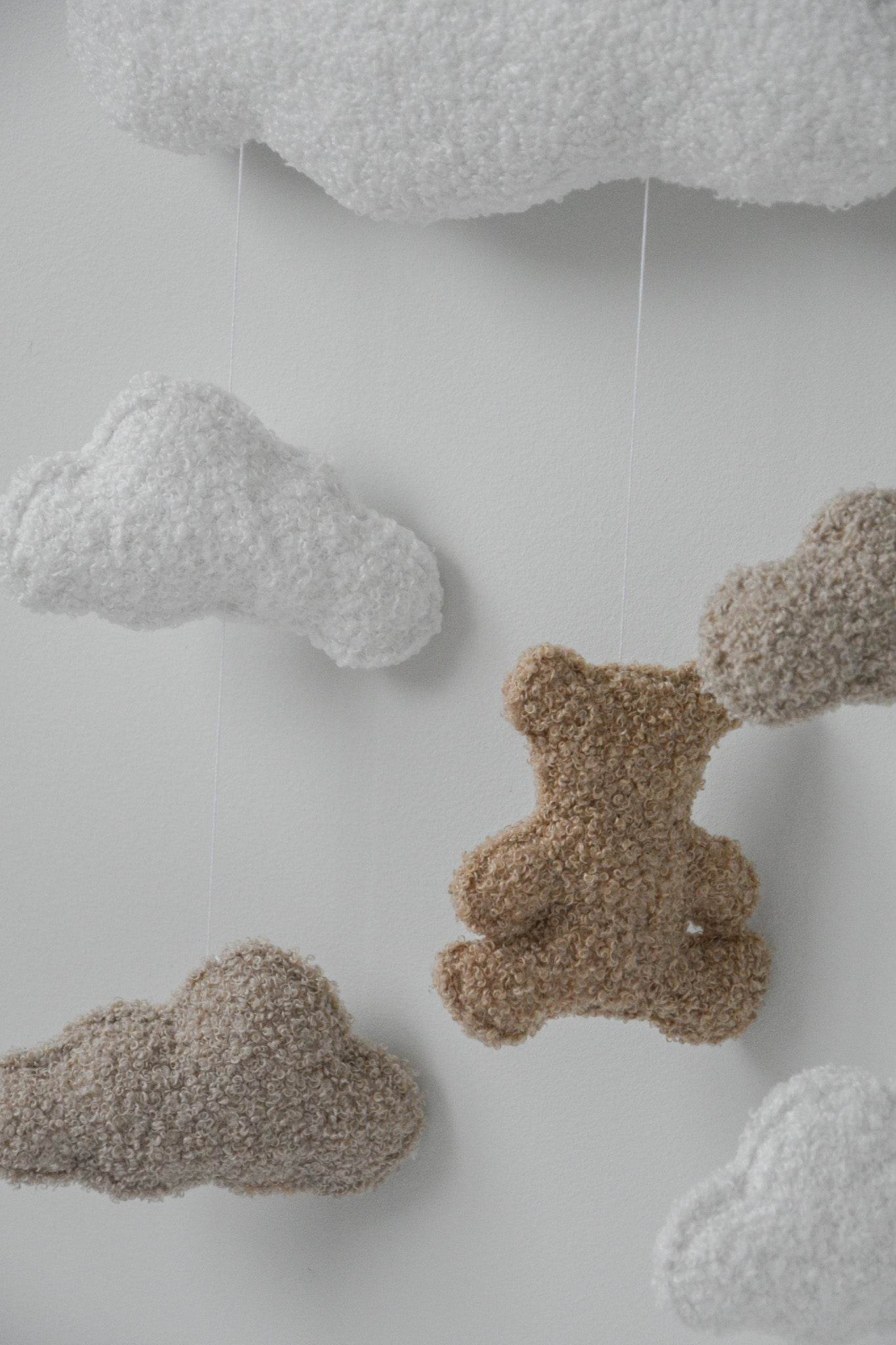 Teddy Bear wall clouds decoration - Minidreams Decor