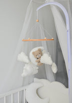 Teddy bear baby mobile